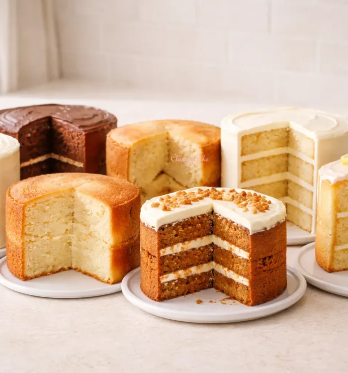 أنواع الكيك المختلفة المناسبة للتزيين مع اختلاف القوام والكثافة